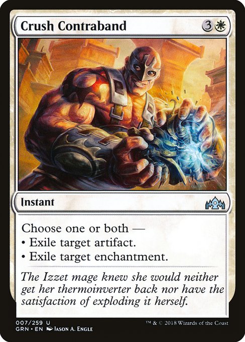 Crush Contraband (7) [Guilds of Ravnica]