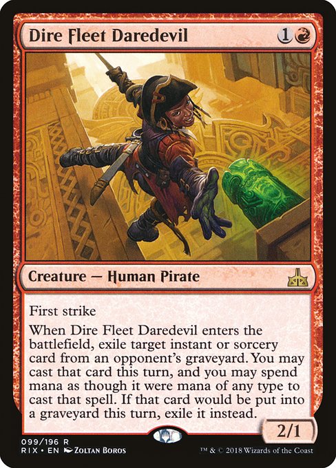 Dire Fleet Daredevil (99) [Rivals of Ixalan]