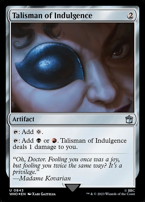 Talisman of Indulgence (843) [Doctor Who]