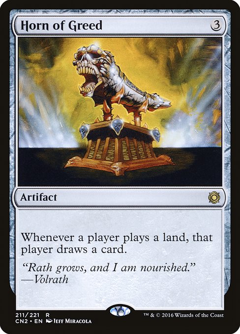 Horn of Greed (211) [Conspiracy: Take the Crown]
