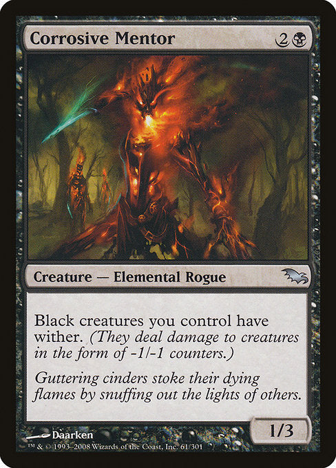 Corrosive Mentor (61) [Shadowmoor]