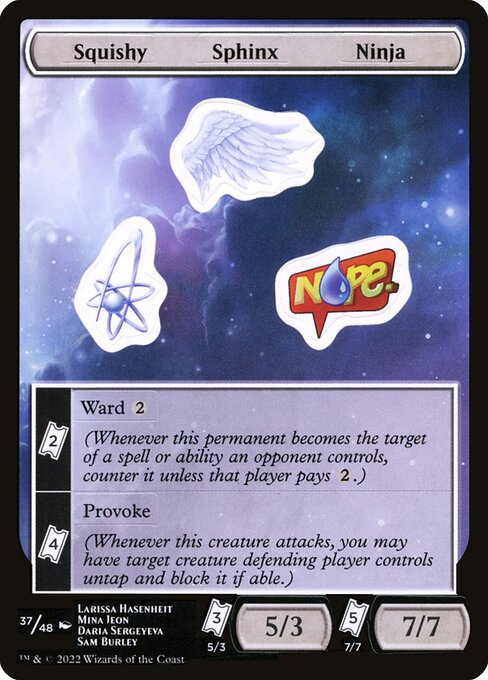 Squishy Sphinx Ninja (37) [Unfinity Sticker Sheets]