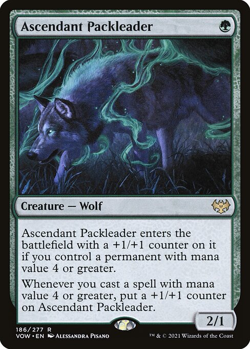 Ascendant Packleader (186) [Innistrad: Crimson Vow]