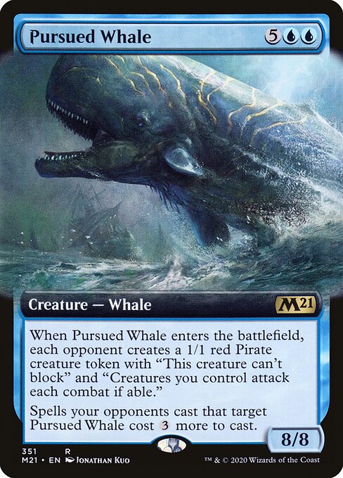 Pursued Whale (351) [Core Set 2021] [Extended Art]