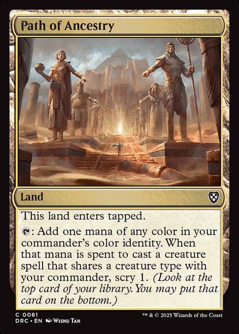 Path of Ancestry (61) [Aetherdrift Commander]