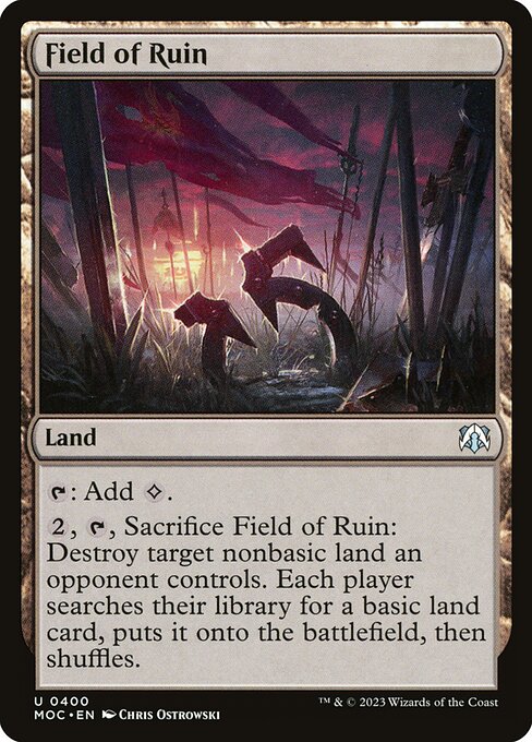 Field of Ruin (400) [March of the Machine Commander]