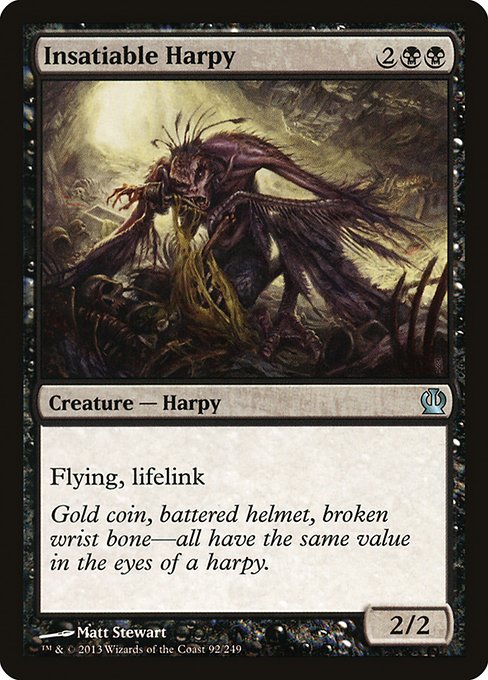 Insatiable Harpy (92) [Theros]