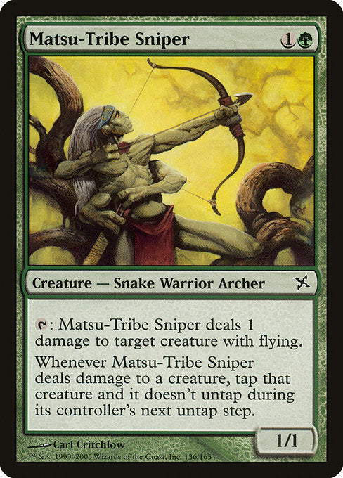 Matsu-Tribe Sniper (136) [Betrayers of Kamigawa]