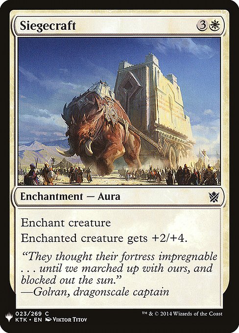 Siegecraft (KTK-23) [The List]