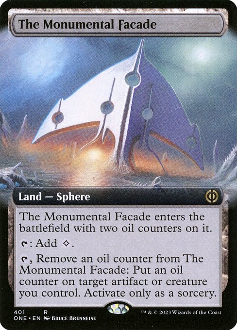 The Monumental Facade (401) [Phyrexia: All Will Be One] [Extended Art]