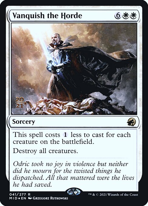 Vanquish the Horde (41s) [Innistrad: Midnight Hunt Promos]