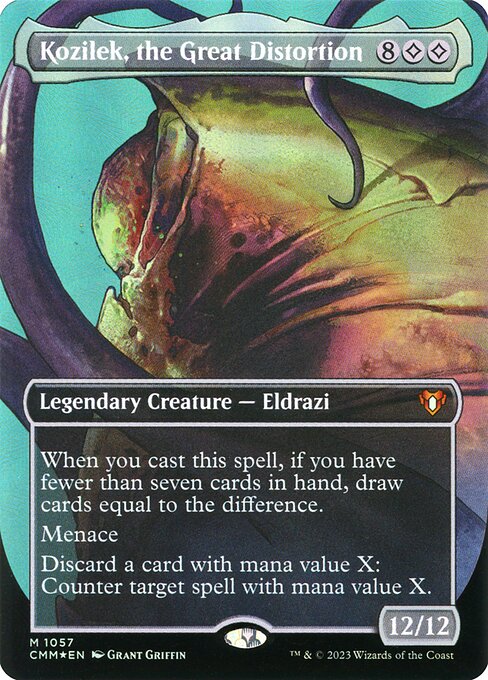 Kozilek, the Great Distortion (1057) [Commander Masters] [Borderless]