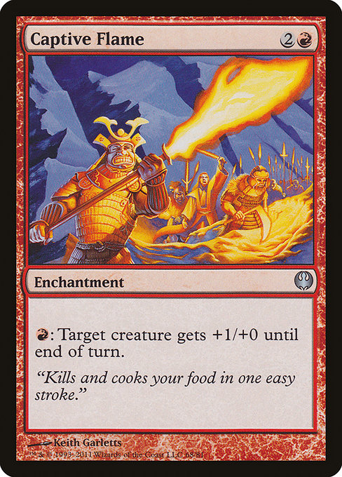 Captive Flame (68) [Duel Decks: Knights vs. Dragons]