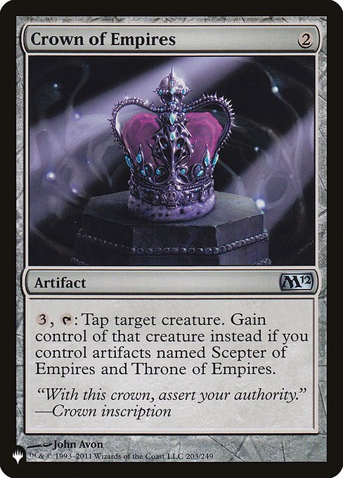 Crown of Empires (M12-203) [The List]