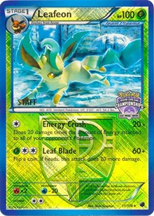 Leafeon - 11/116 (State Championships) [Staff] (011/116) [League and Championship Cards]