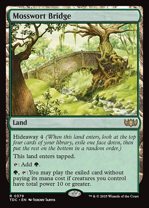 Mosswort Bridge (379) [Tarkir: Dragonstorm Commander]