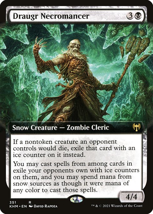 Draugr Necromancer (351) [Kaldheim] [Extended Art]