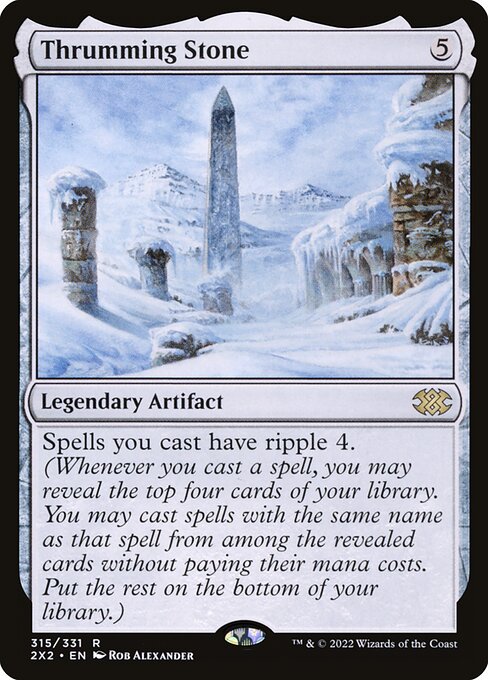 Thrumming Stone (315) [Double Masters 2022]