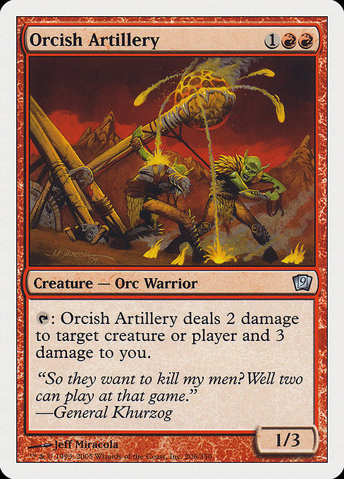 Orcish Artillery (206) [Ninth Edition]