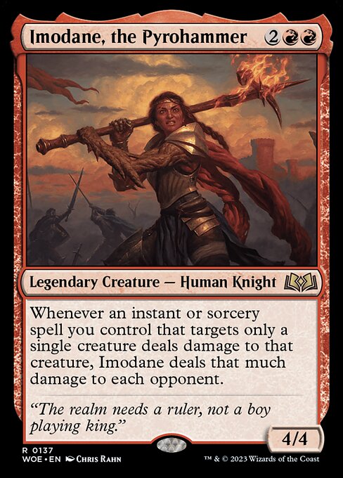 Imodane, the Pyrohammer (137) [Wilds of Eldraine]