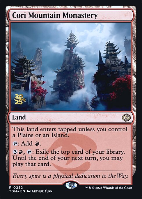 Cori Mountain Monastery (252s) [Tarkir: Dragonstorm Promos]