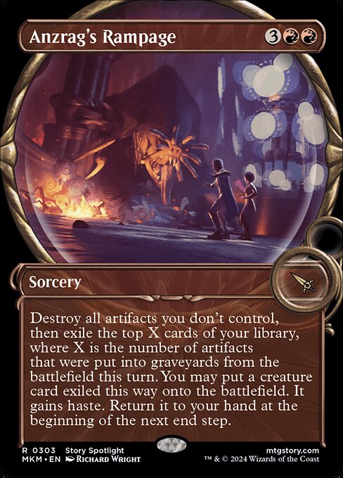 Anzrag's Rampage (303) [Murders at Karlov Manor] [Showcase]