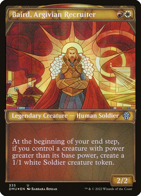 Baird, Argivian Recruiter (335) [Dominaria United] [Showcase]
