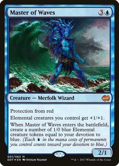 Master of Waves (1) [Duel Decks: Merfolk vs. Goblins]