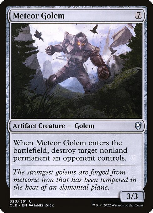 Meteor Golem (323) [Commander Legends: Battle for Baldur's Gate]