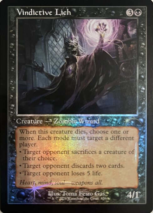Vindictive Lich (856) [Secret Lair Drop]