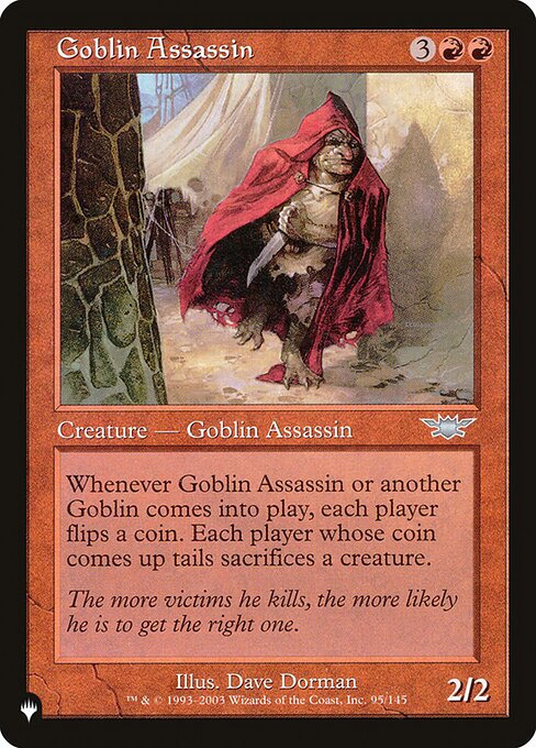 Goblin Assassin (LGN-95) [The List]