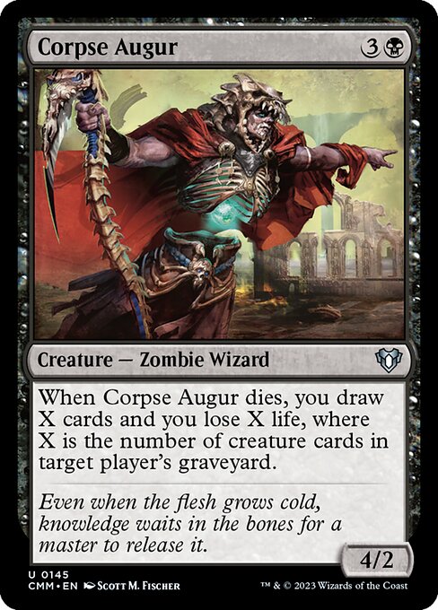 Corpse Augur (145) [Commander Masters]