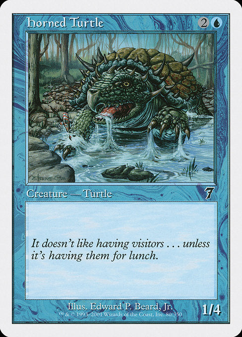 Horned Turtle (80) [Seventh Edition]