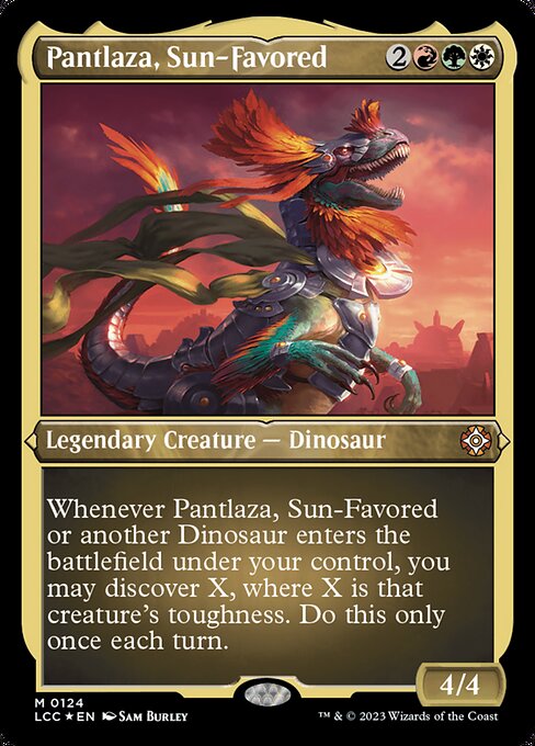 Pantlaza, Sun-Favored (124) [The Lost Caverns of Ixalan Commander]