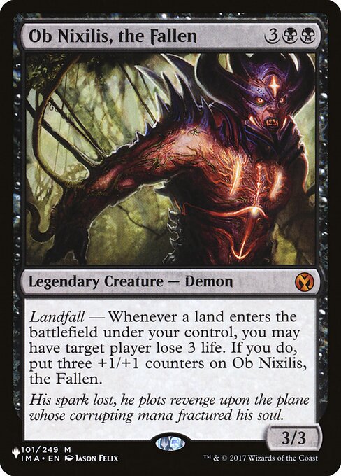 Ob Nixilis, the Fallen (IMA-101) [The List]
