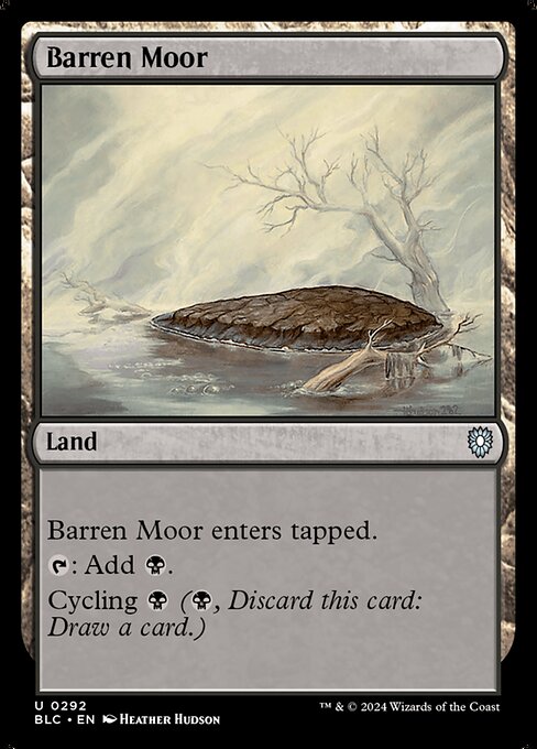 Barren Moor (292) [Bloomburrow Commander]