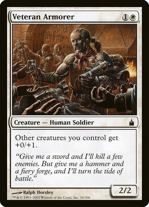 Veteran Armorer (34) [Ravnica: City of Guilds]