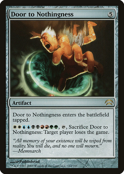 Door to Nothingness (112) [Planechase]