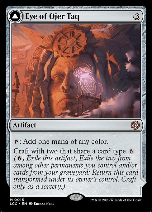 Eye of Ojer Taq // Apex Observatory (15) [The Lost Caverns of Ixalan Commander]