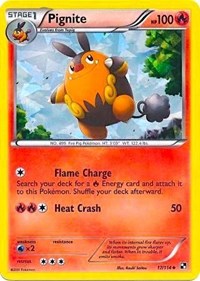 Pignite - 17/114 (Cracked Ice Holo) (017/114) [Miscellaneous Cards and Products]