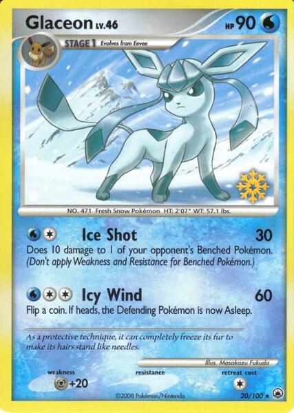 Glaceon - 20/100 [Countdown Calendar Promos]