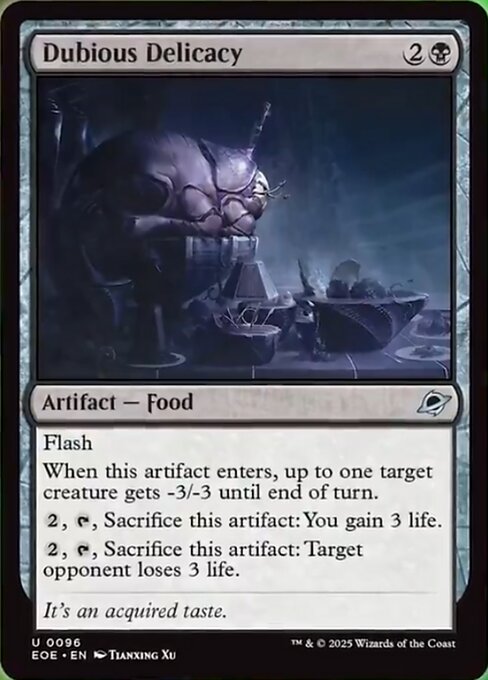 Dubious Delicacy (96) [Edge of Eternities]
