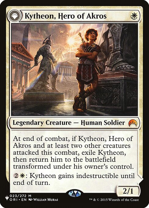 Kytheon, Hero of Akros // Gideon, Battle-Forged (ORI-23) [The List]