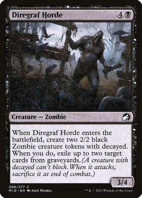 Diregraf Horde (96) [Innistrad: Midnight Hunt]