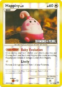 Happiny - 52/123 [Diamond & Pearl] (052/123) [Burger King Promos]