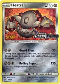 Heatran - SM96 (Prerelease) [Staff] (SM96) [SM Promos]