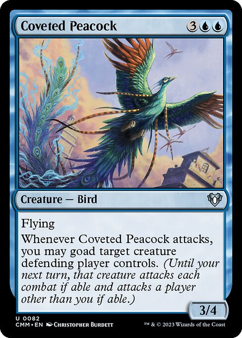 Coveted Peacock (82) [Commander Masters]