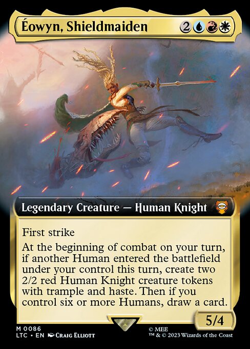 Éowyn, Shieldmaiden (86) [Tales of Middle-earth Commander] [Extended Art]
