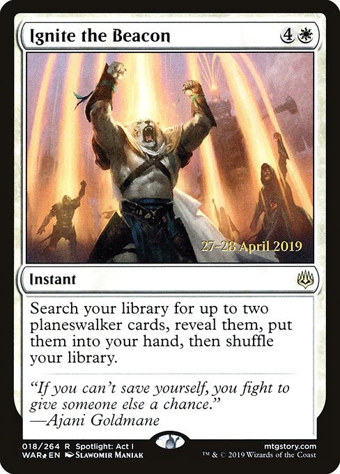Ignite the Beacon (18s) [War of the Spark Promos]