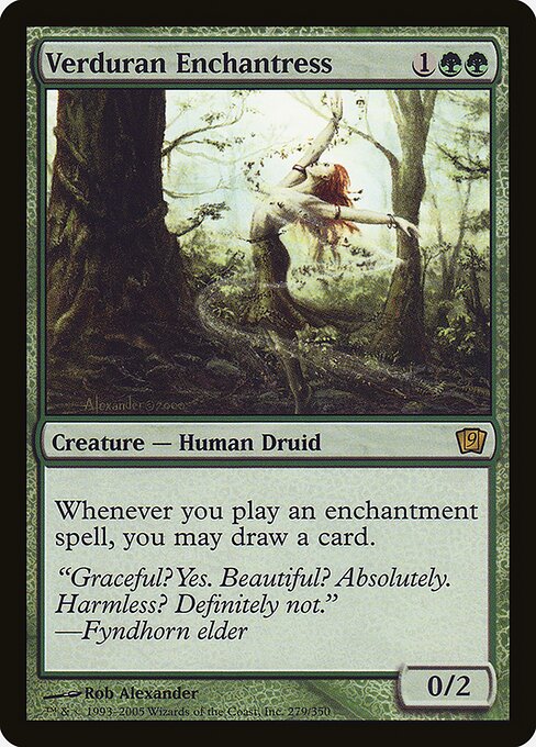 Verduran Enchantress (279★) [Ninth Edition]